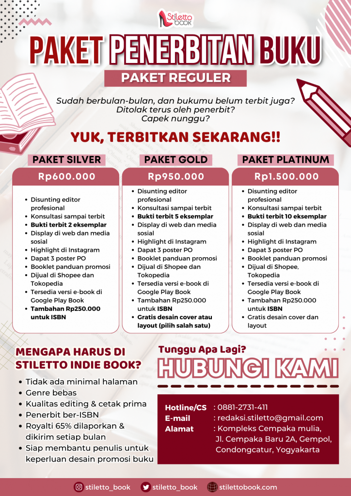 Poster Paket Penerbitan Buku Indie